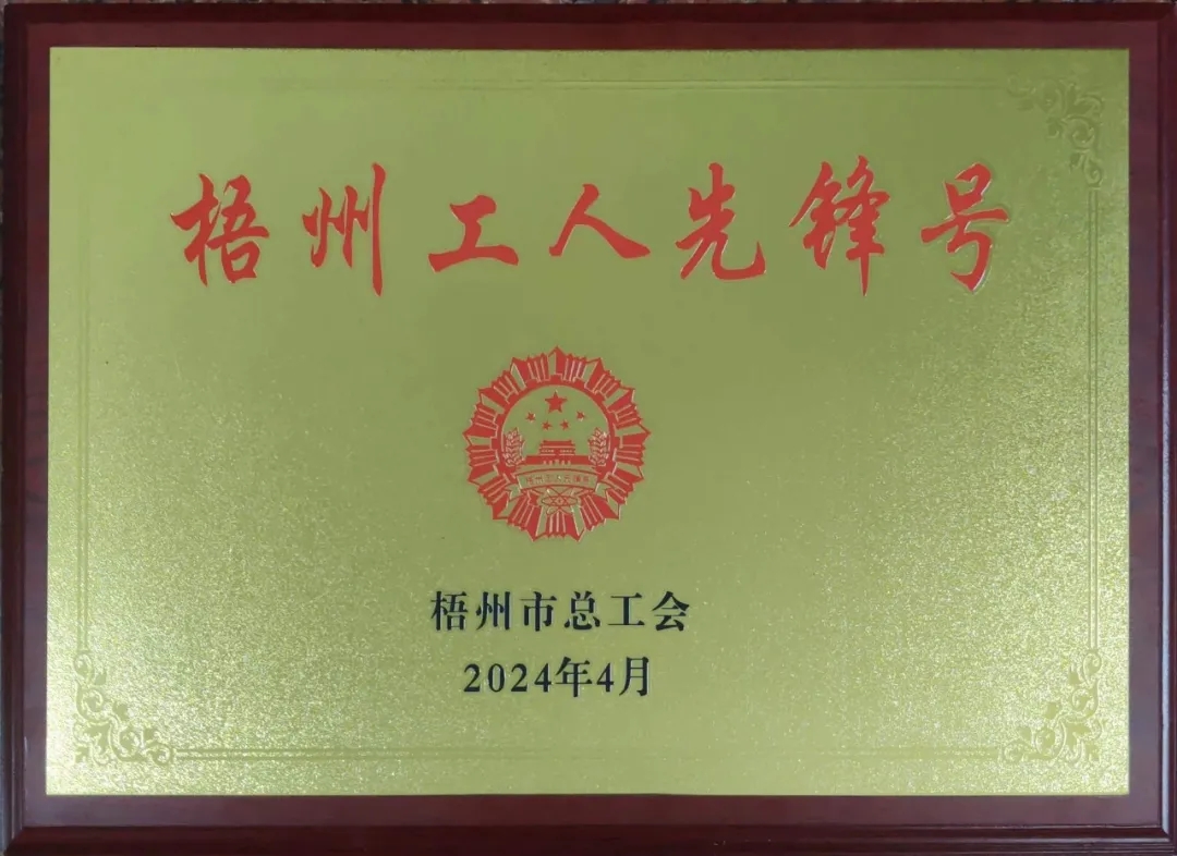這個(gè)班組不一般！佛子公司古益選廠(chǎng)磨浮甲班榮獲“梧州工人先鋒號(hào)”榮譽(yù)稱(chēng)號(hào)