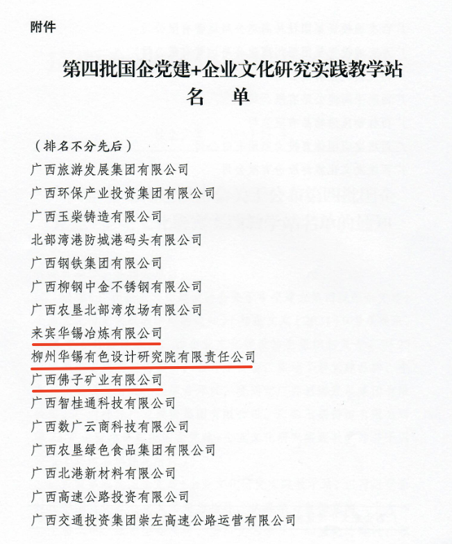 研究實(shí)踐教學(xué)站+3！課題成果+4！華錫有色黨建+企業(yè)文化建設(shè)碩果累累