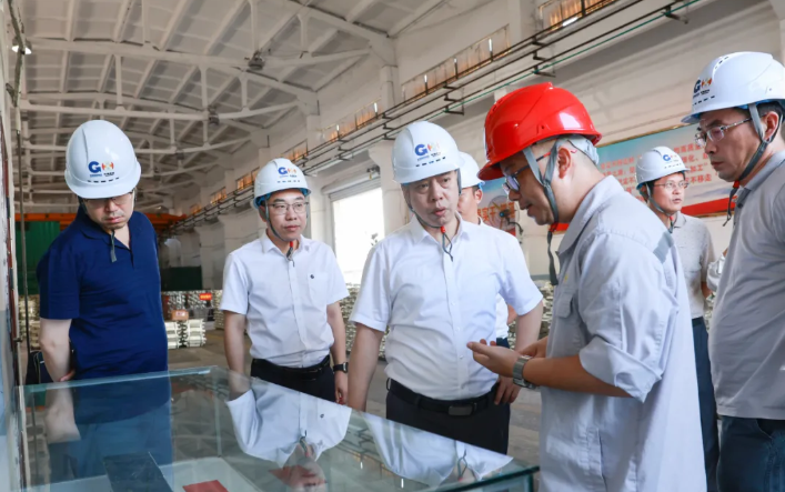 中國有色礦業(yè)集團(tuán)到華錫有色來冶公司、設(shè)計研究院調(diào)研交流